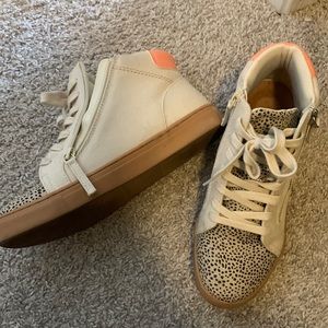 High top sneakers- zip up
